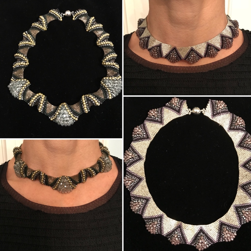Chic Statement Beaded Necklace - image 5